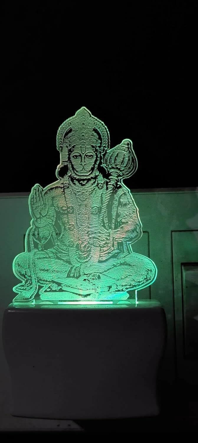 Giftkidukan TABLE LAMP02GKD-RAMPLUG Night Lamp (22 cm, Multicolor)